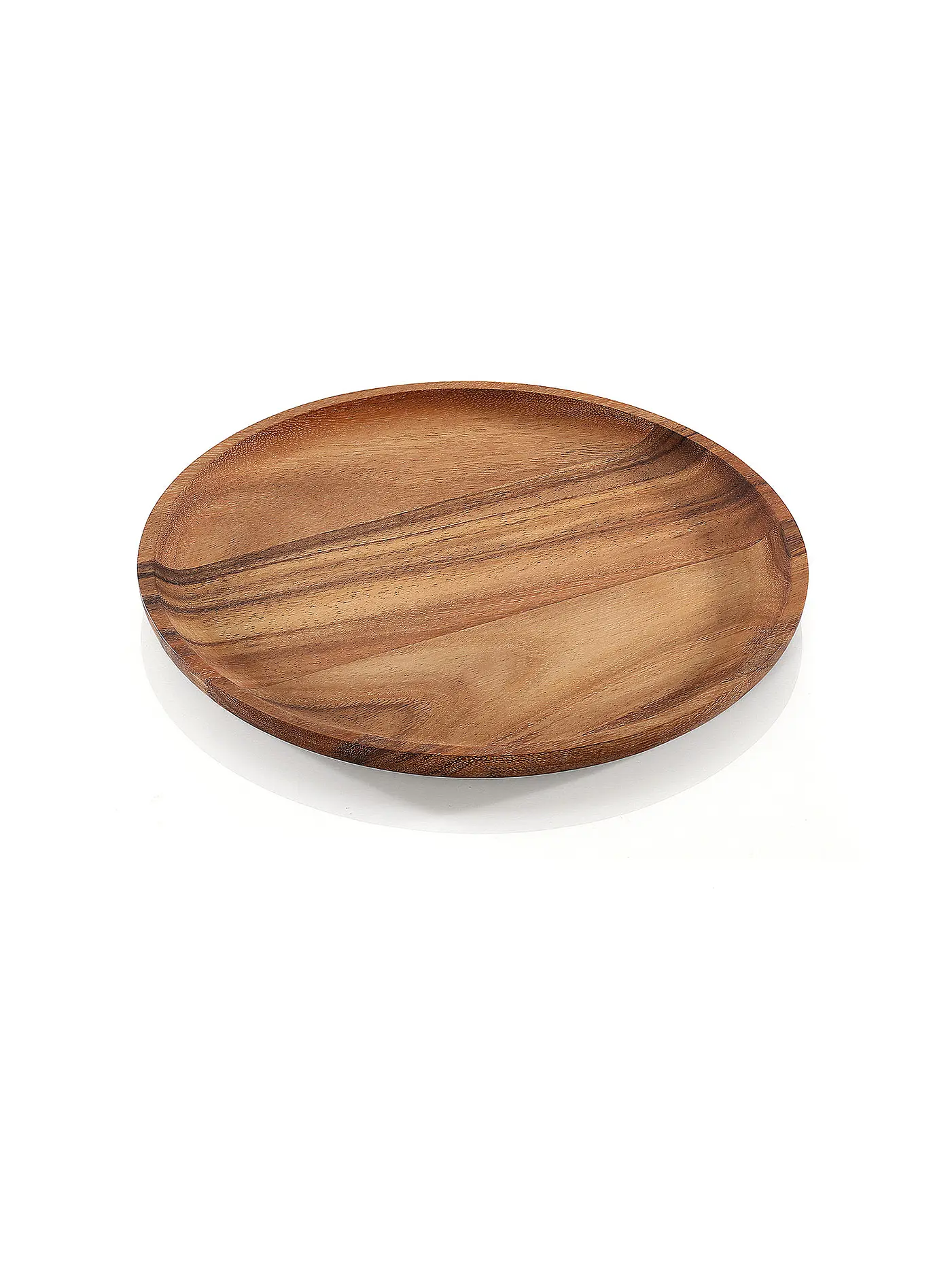 ZASSENHAUS | Holzbrett - Snackteller, Akazie 30 cm | 